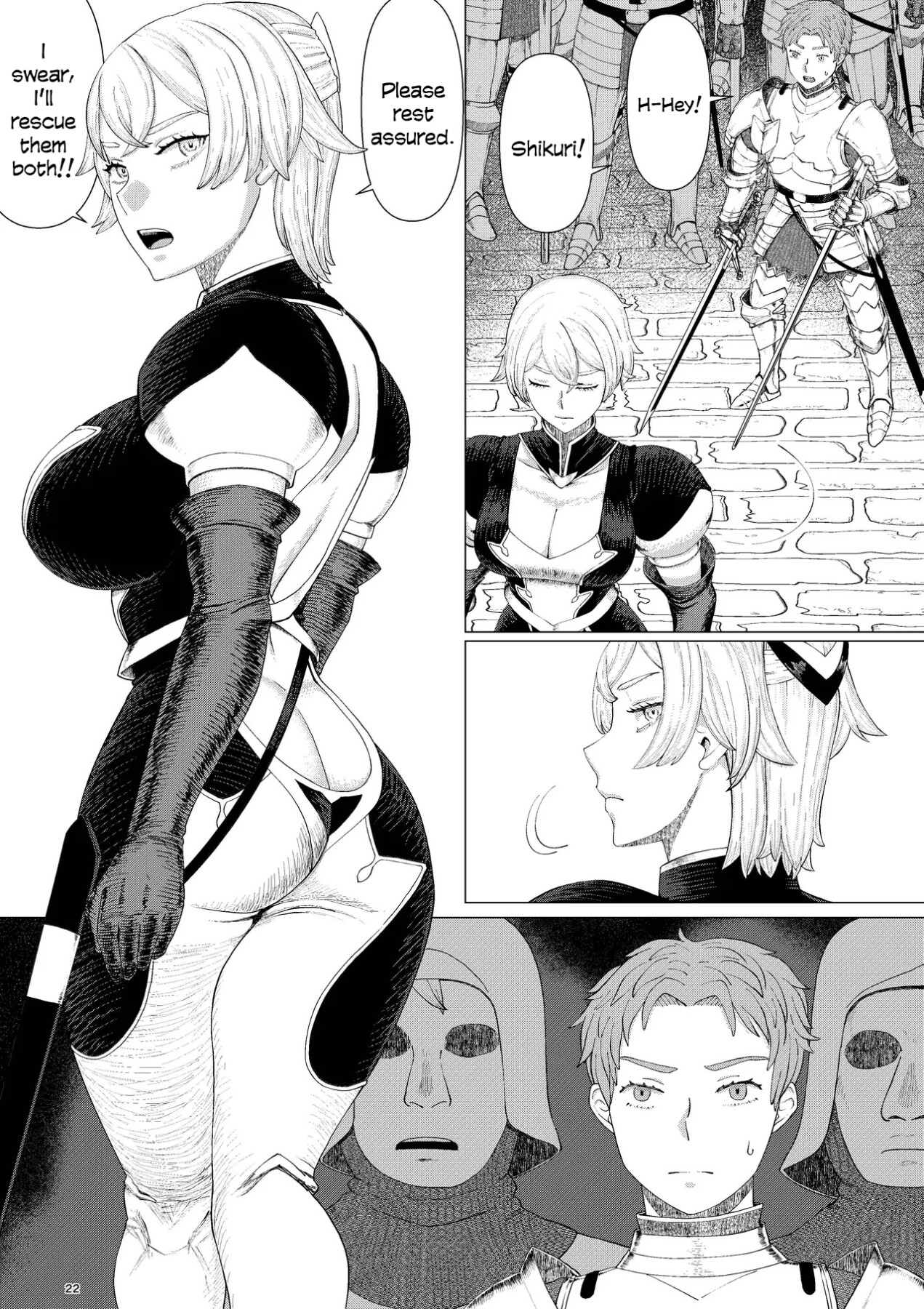 Hentai Manga Comic-Female Knight Interspecies NTR: Sikri and Ricard Volume 1-Read-24